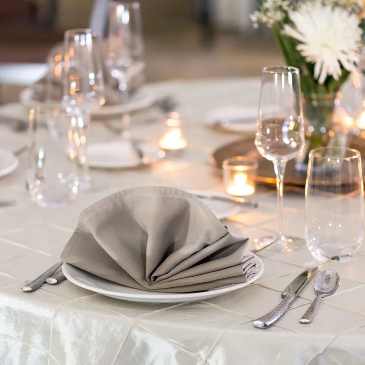 Table setting on a banquet table at The Inn at Swarthmore