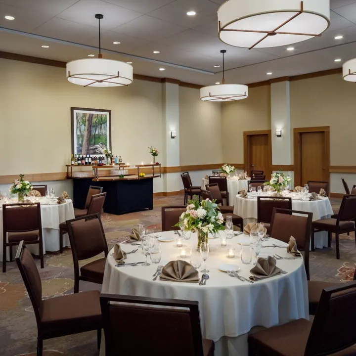 Meetings & Event space at the Inn at Swarthmore set up for an event