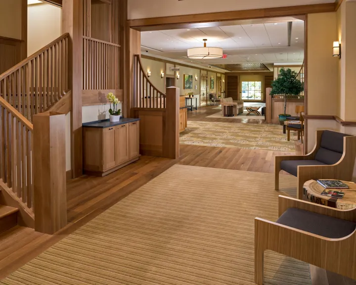 Lobby area at The Inn at Swarthmore