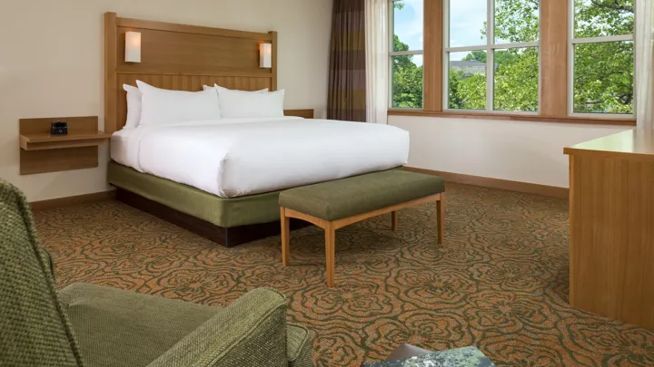 King guest room at The Inn at Swarthmore