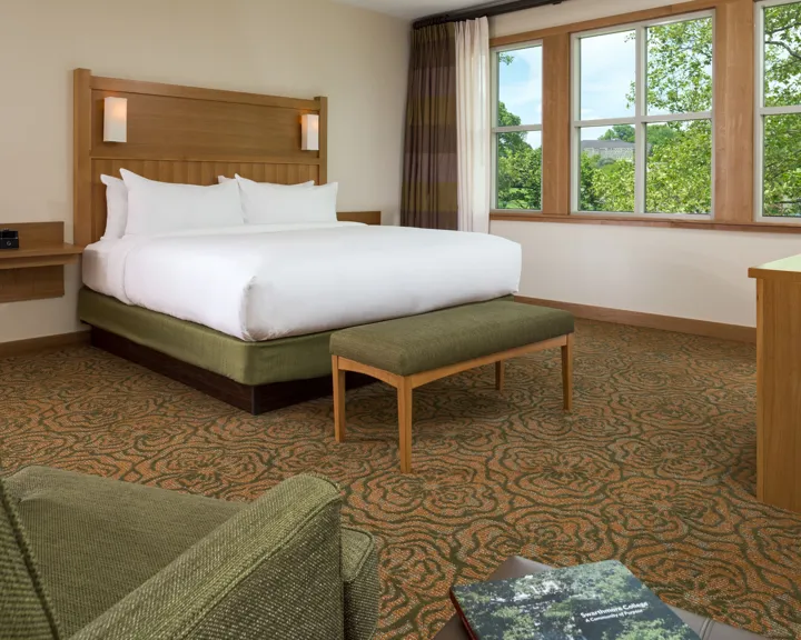 King guest room at The Inn at Swarthmore