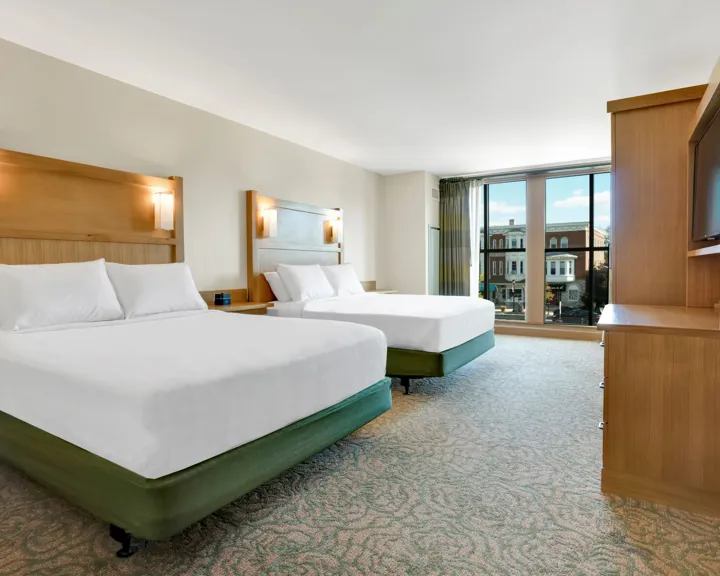 Double queen room at The Inn at Swarthmore
